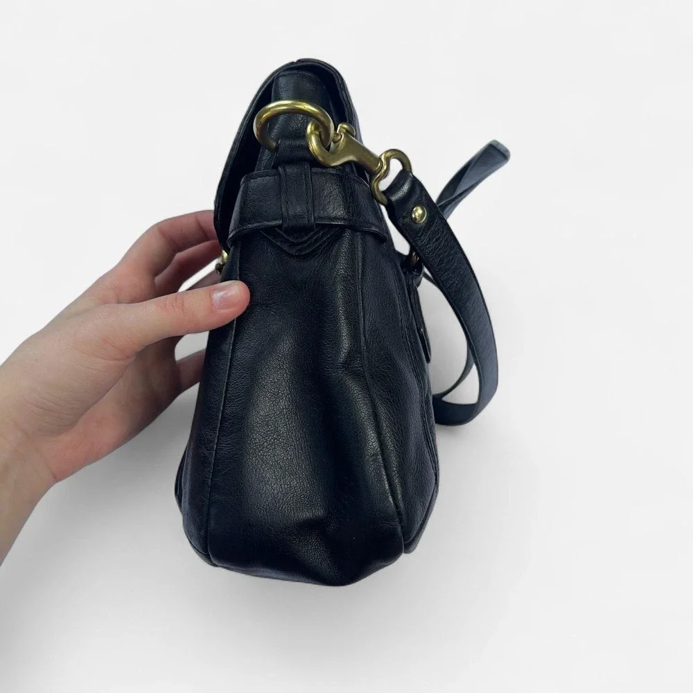 Coach Campbell Eva Leather Flap Satchel